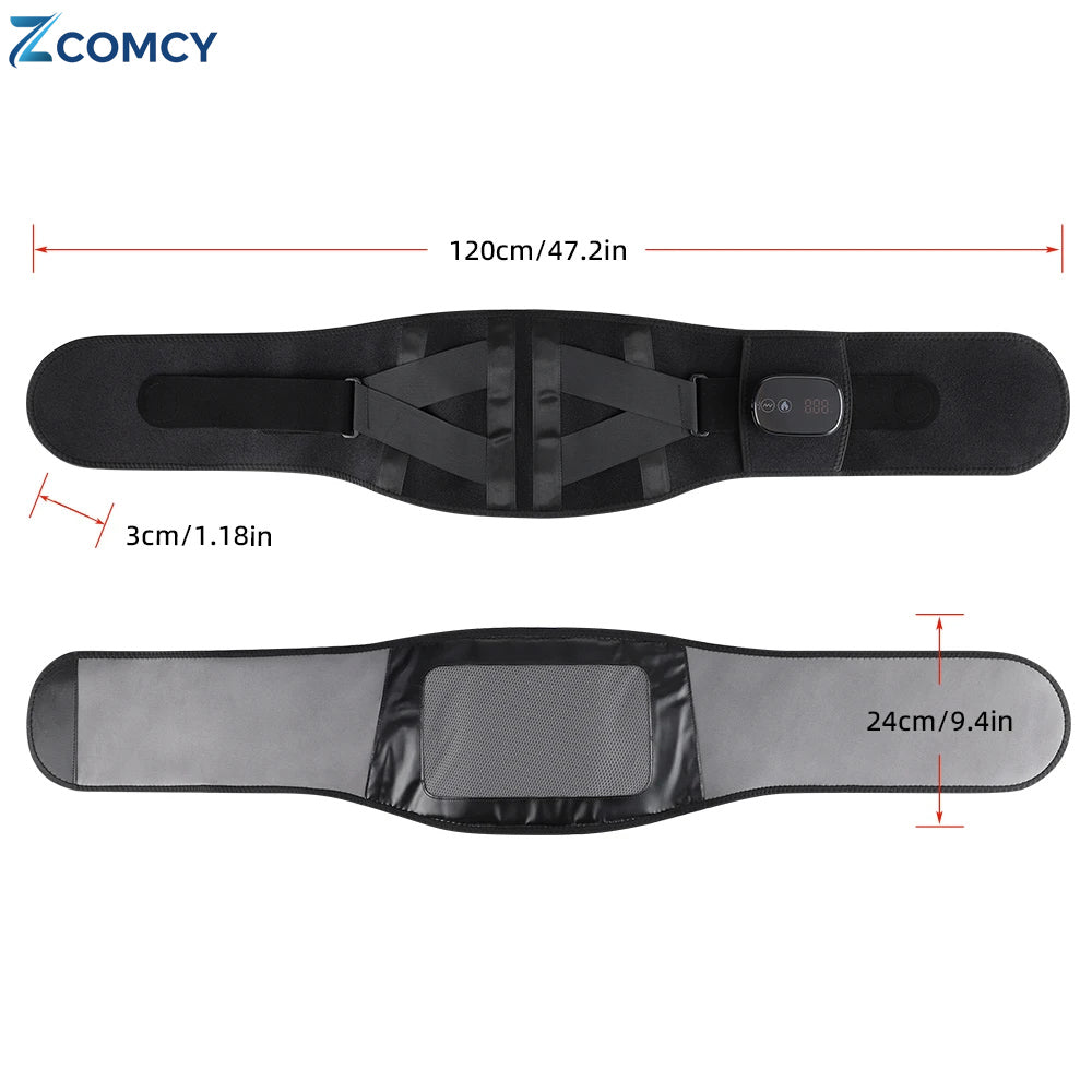 3-in-1 Lumbar Support Belt: Massage – Heat Therapy – Regeneration Therapy