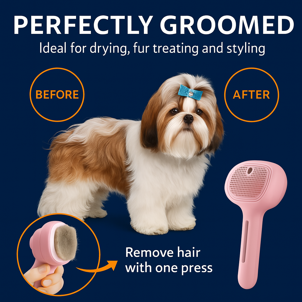 FreshFur Shower Brush + Bathing Solution