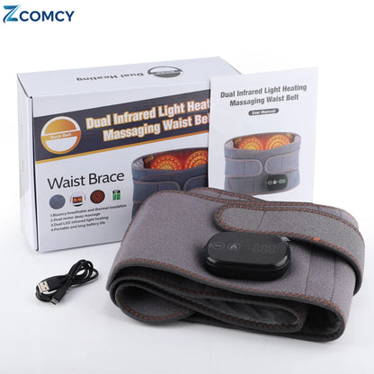 3-in-1 Lumbar Support Belt: Massage – Heat Therapy – Regeneration Therapy
