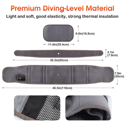 3-in-1 Lumbar Support Belt: Massage – Heat Therapy – Regeneration Therapy